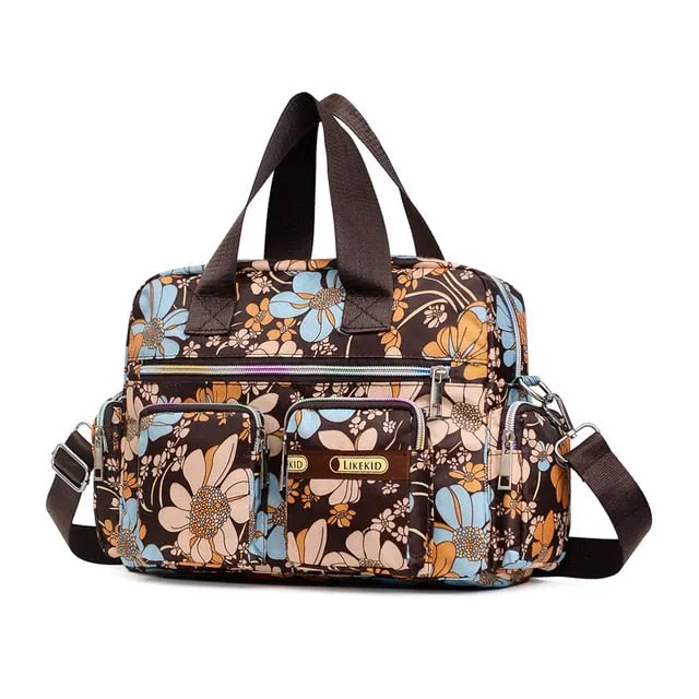 Cartoon Printed Messenger Bag