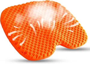 CHANGE MOORE Anti-Slip Boat Seat Cushion: Thicken Canoe Accessories Comfortable Waterproof Gel Paddle Board Seat Kayak Accessories for Enhanced Kayak Seating Experience Orange M