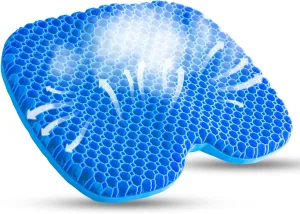 CHANGE MOORE Anti-Slip Paddle Board Seat: Comfortable Thicken Kayak Seat Cushion Waterproof Gel Canoe Seat Kayak Accessories for Enhanced Kayak Seating Experience Blue M