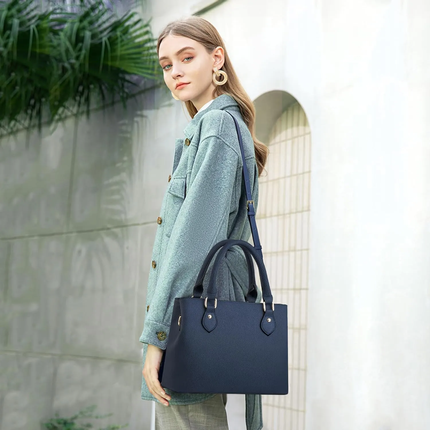 CHICAROUSAL Purses and Handbags for Women Leather Crossbody Bags Women's Tote Shoulder Bag