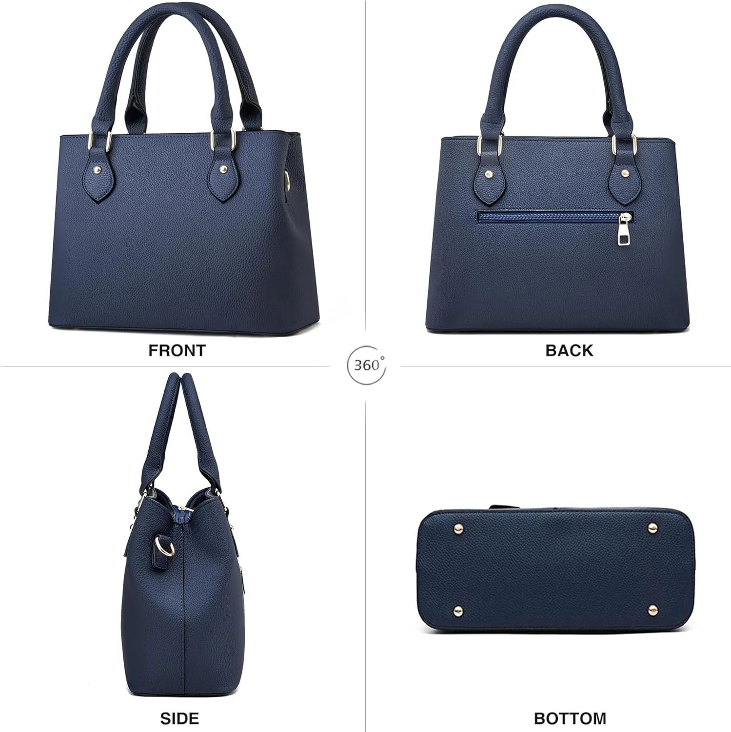CHICAROUSAL Purses and Handbags for Women Leather Crossbody Bags Women's Tote Shoulder Bag