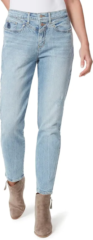 Christian Siriano x Gloria Vanderbilt Collab Women's Vintage V Yoke Taper Jean