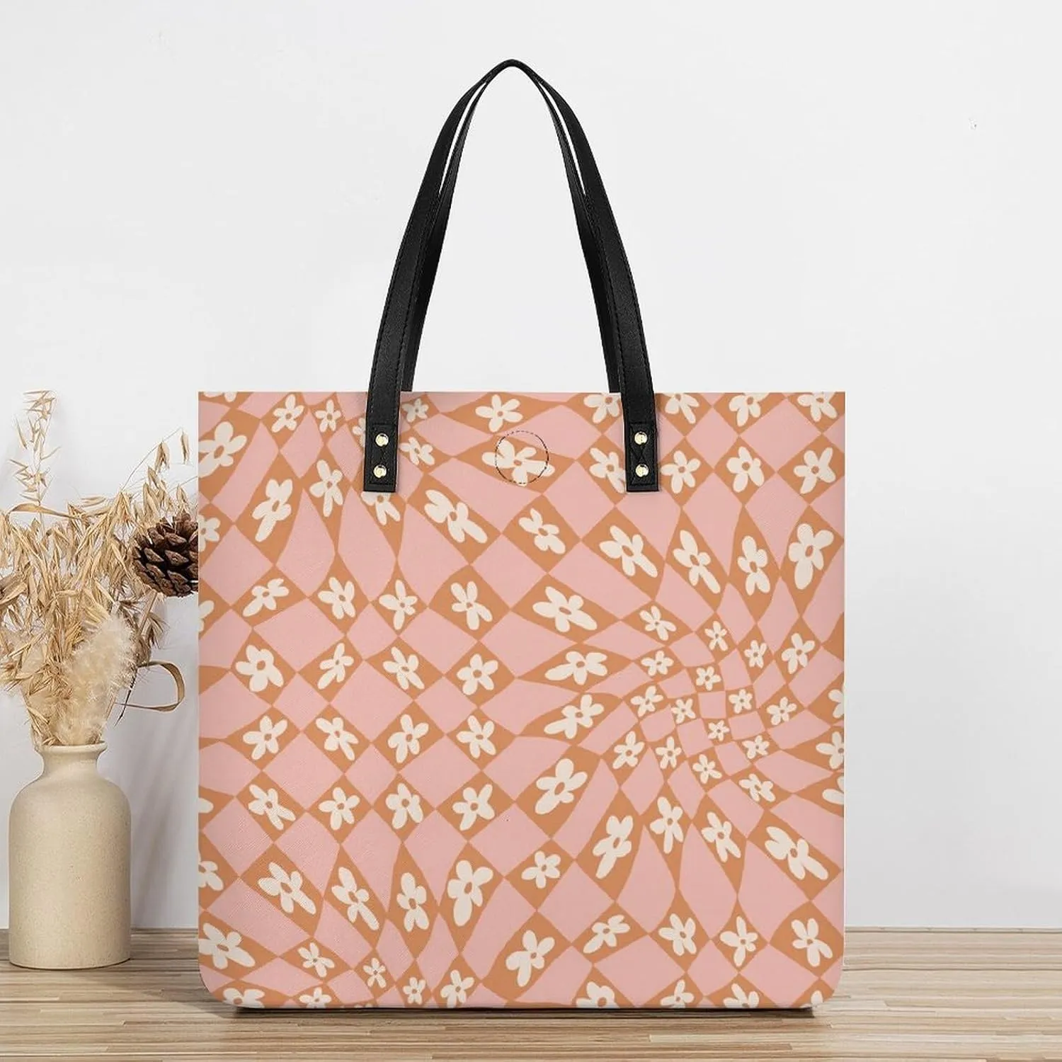 Clan MacArthur Arthur Fashionable All Printed Leather Handbag Unisex