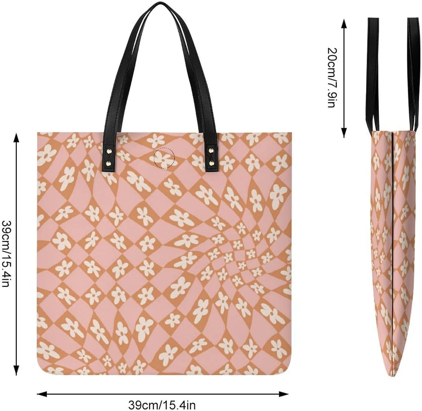 Clan MacArthur Arthur Fashionable All Printed Leather Handbag Unisex