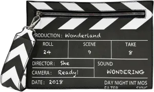 Clapperboard Design Crossbody Bag Cute Clutch Purse for Women Fun Shoulder Handbag Envelope Wallet