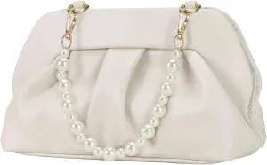 Cloud Pouch Bag Dumpling Clutch Purse Ruched Small Crossbody Shoulder Handbag