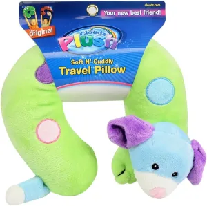 Cloudz Soft N' Cuddly Travel Pillow Plush Multi Color Dog