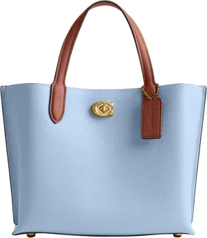Coach Willow Tote Bag 24 in Colorblock, B4/Bluebell Multi