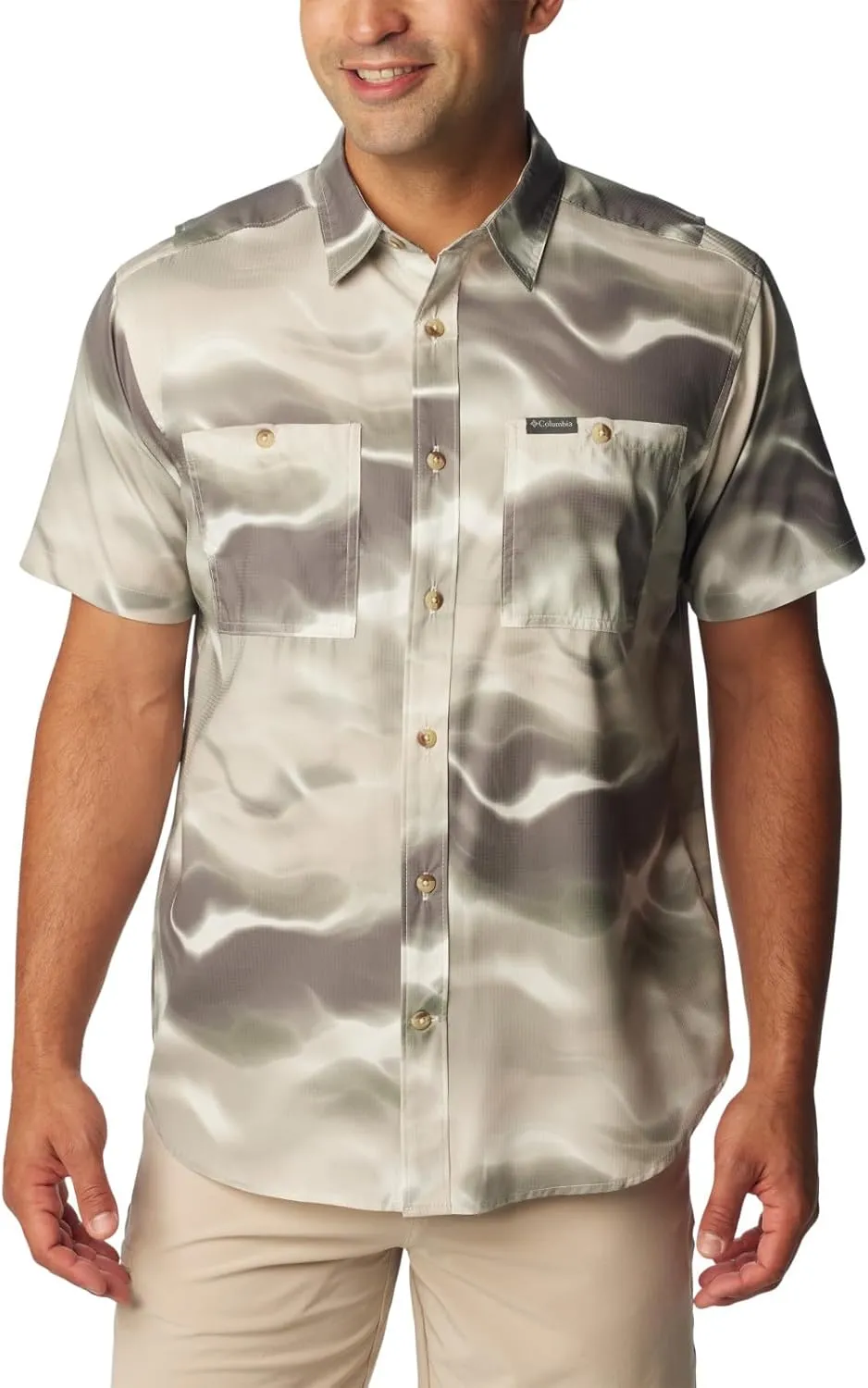 Columbia Men's Utilizer Printed Woven Short Sleeve