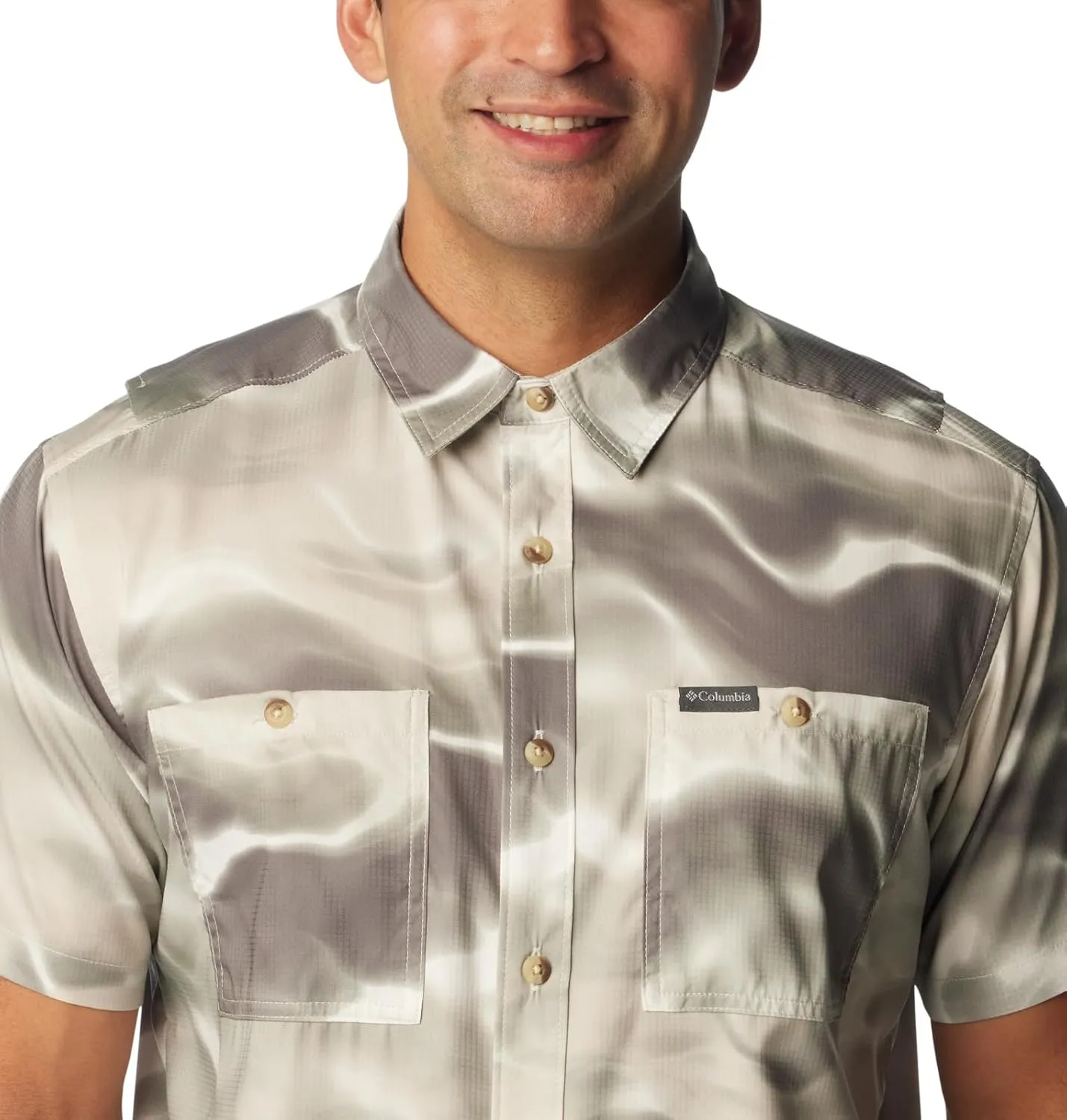 Columbia Men's Utilizer Printed Woven Short Sleeve