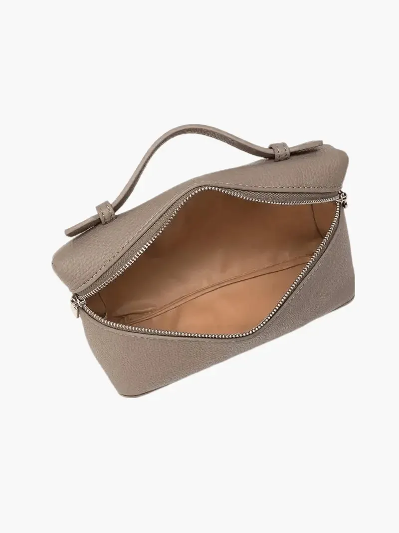 Compact Faux Leather Box Bag – Chic and Functional