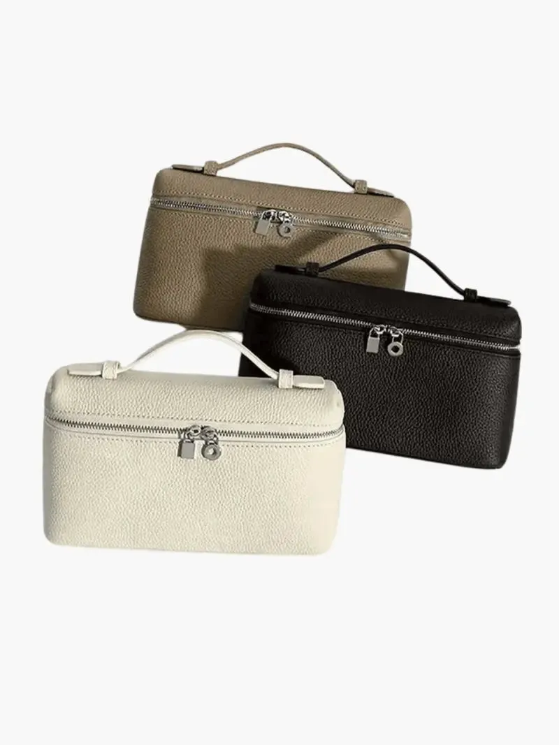 Compact Faux Leather Box Bag – Chic and Functional