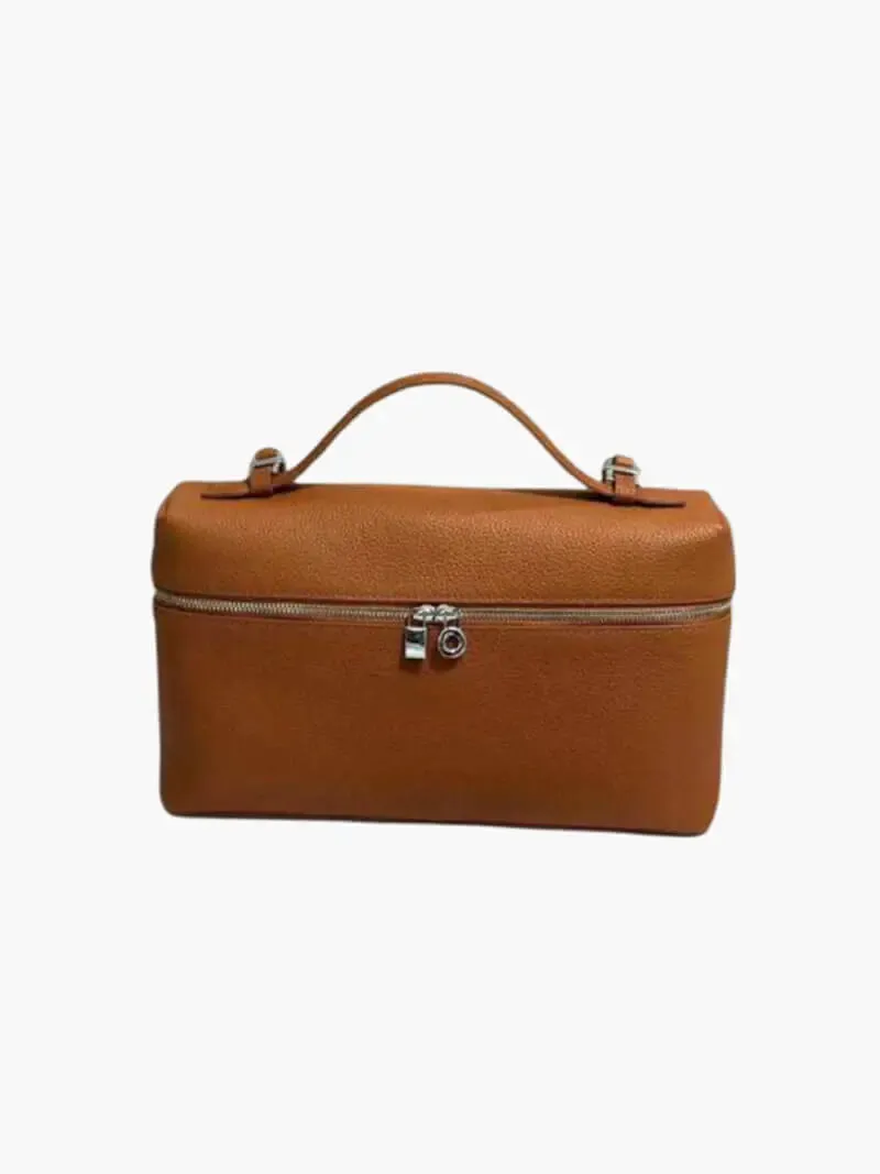 Compact Faux Leather Box Bag – Chic and Functional