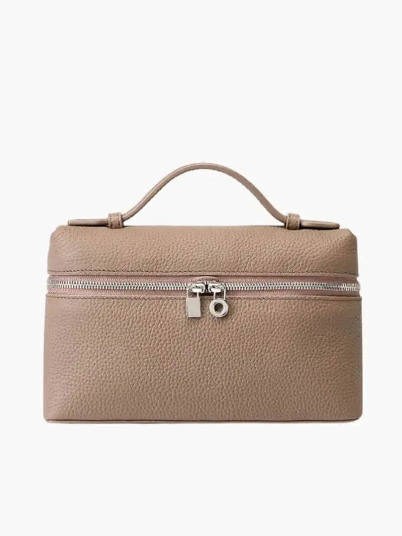 Compact Faux Leather Box Bag – Chic and Functional