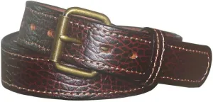 Concealed Carry CCW Leather Gun Belt 1 1/2 inch 100% Full Grain Thick Leather Belt for Gun Carry