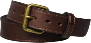 Concealed Carry CCW Leather Gun Belt 1 1/2 inch 100% Full Grain Thick Leather Belt for Gun Carry