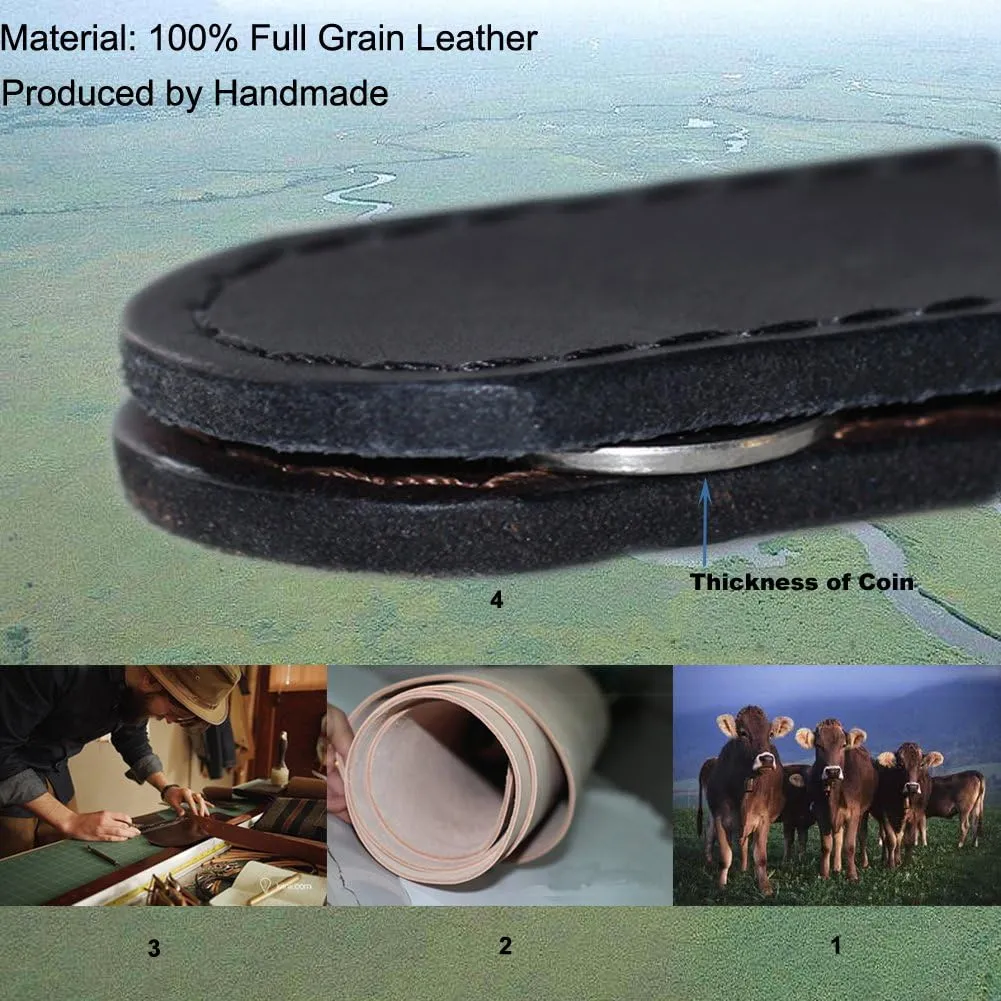 Concealed Carry CCW Leather Gun Belt 1 1/2 inch 100% Full Grain Thick Leather Belt for Gun Carry