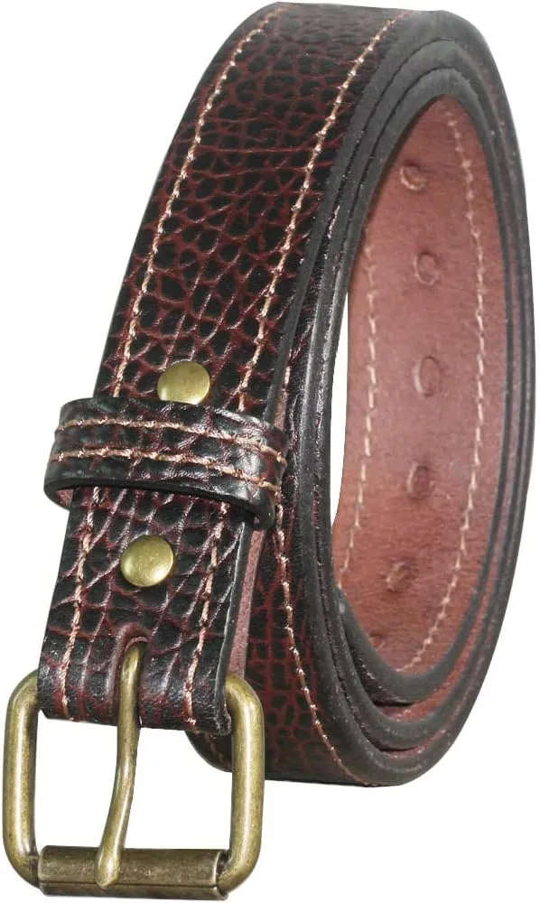 Concealed Carry CCW Leather Gun Belt 1 1/2 inch 100% Full Grain Thick Leather Belt for Gun Carry