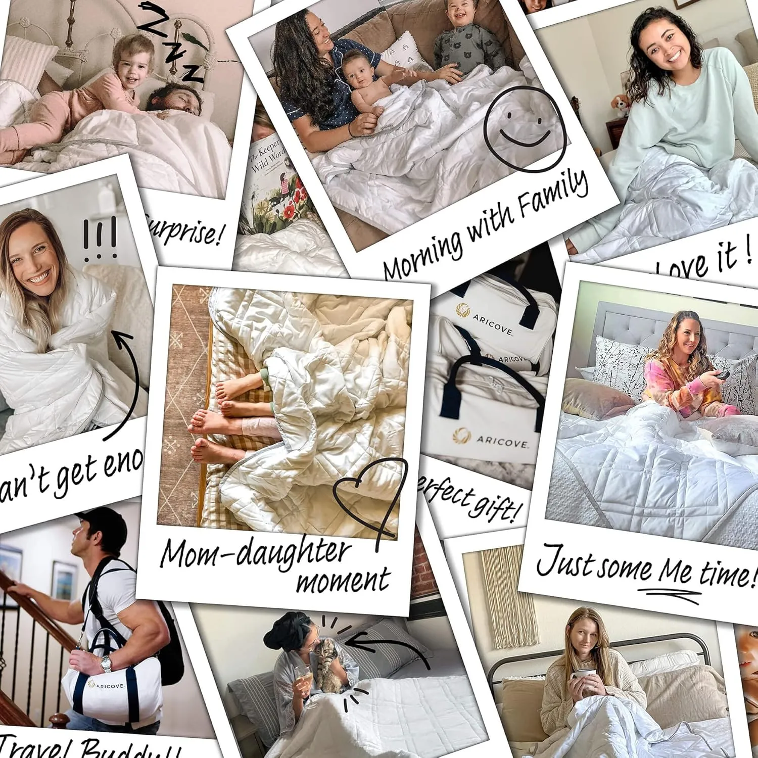 Cooling Weighted Blanket, 10 lbs, Twin Size for Adults, Luxury Heavy Blanket, Silky Soft Bamboo Viscose, 48x72 inches, Machine Washable, White