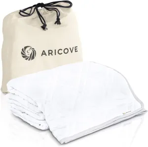 Cooling Weighted Blanket for Adults, 30lbs, Queen/King Size, 80x87 inches, Silky Soft Bamboo Viscose, Machine Washable, White