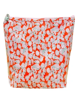 Cosmetic Bag (Large), Pebble Polka Dot
