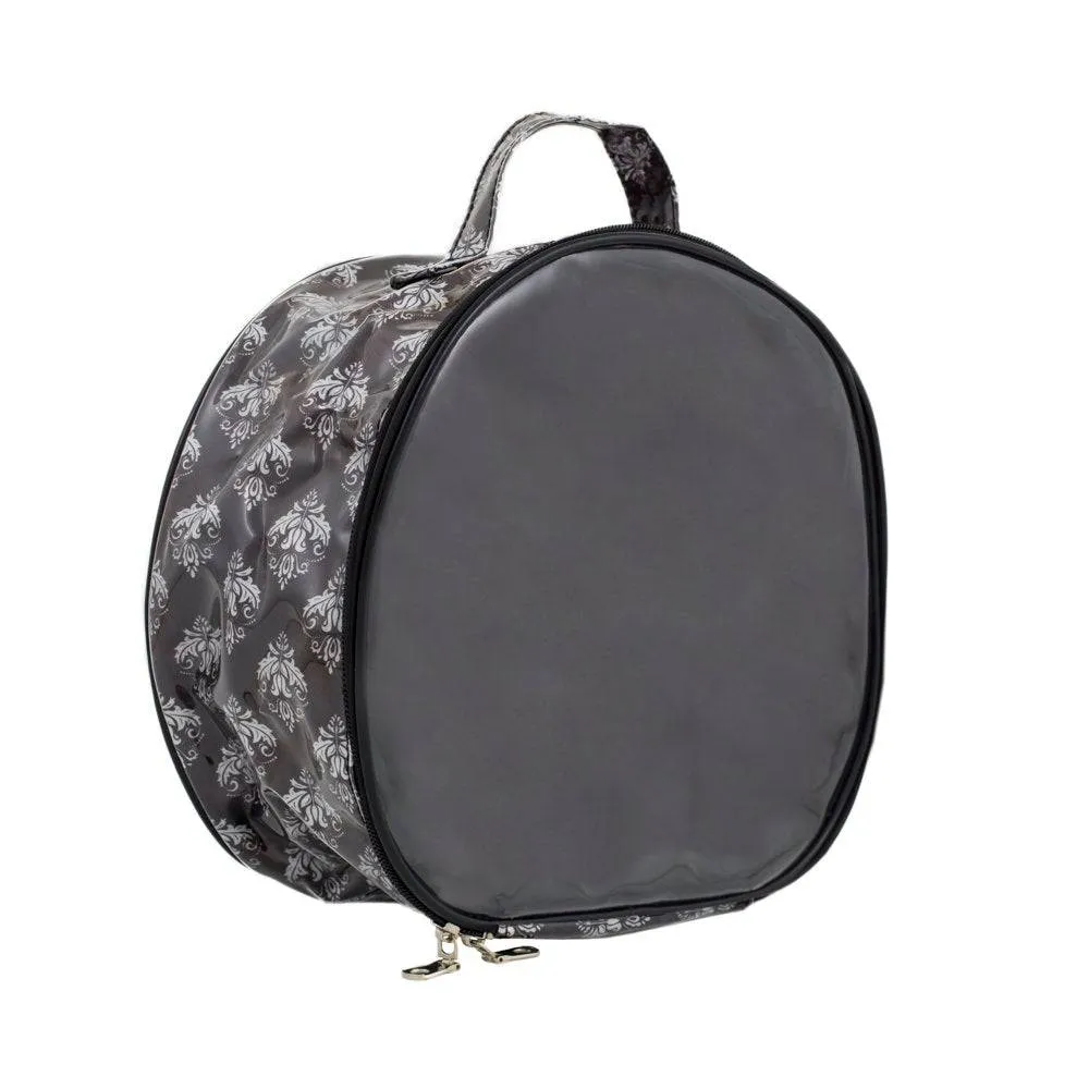 Cosmetic Bag - Large Round - Damask