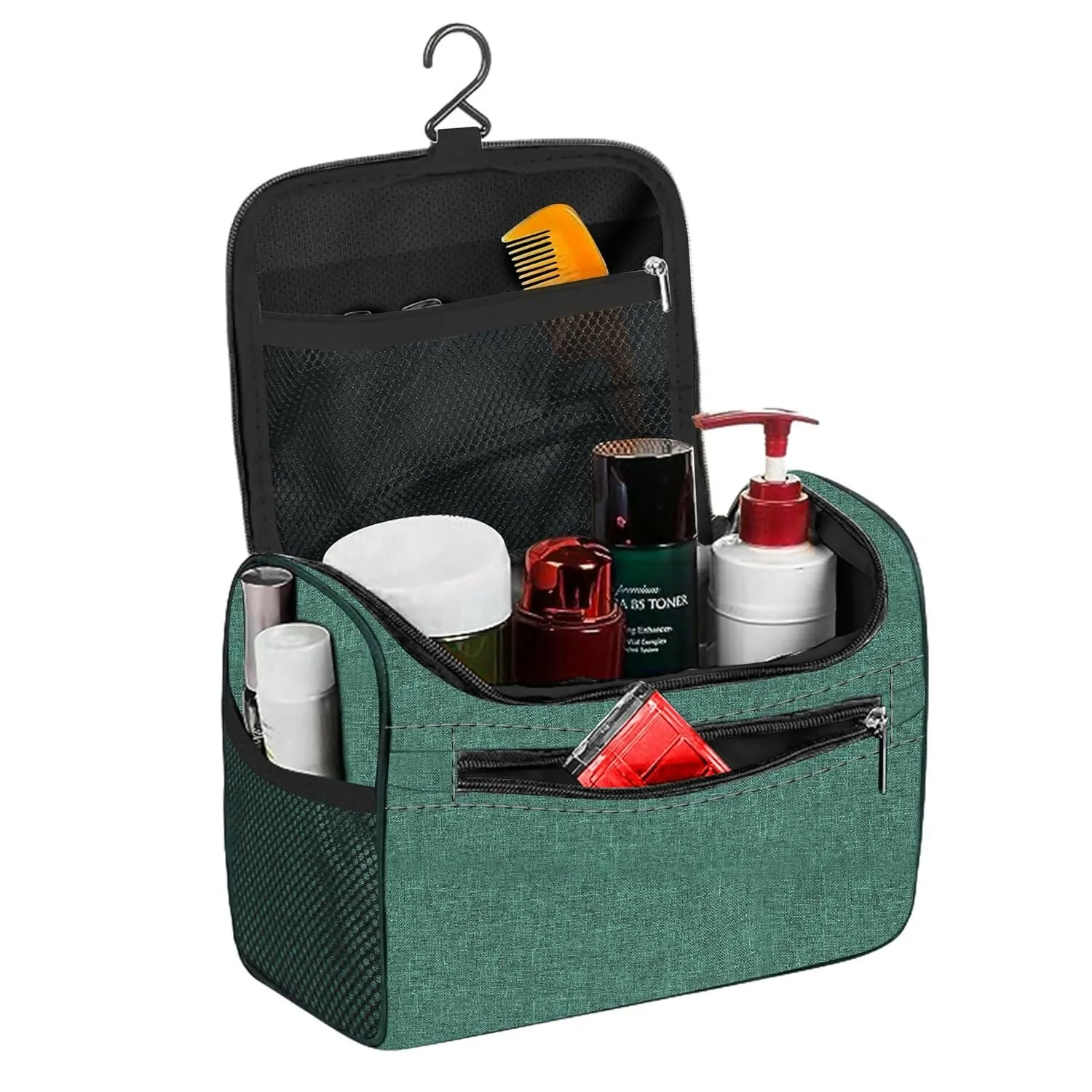 Cosmetic Utility Bag & Handle Duffel Toiletry for Women (Top-Handle,Multi Colors)