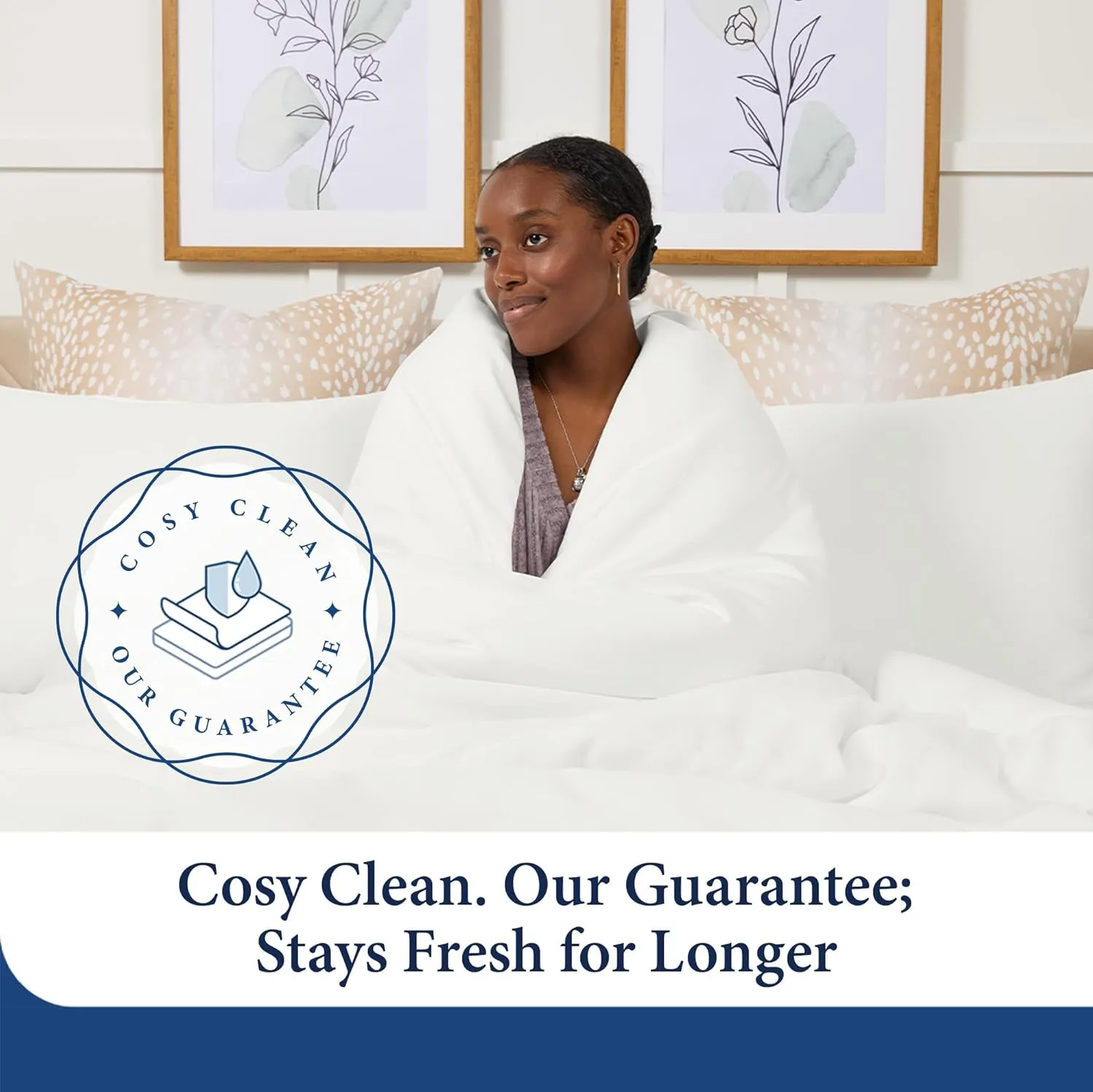 Cosy House Collection 100% Rayon Derived from Bamboo Duvet Cover Set - Cooling, Breathable, Soft & Smooth Sateen Weave Set with Shams (Full/Queen, Silver)