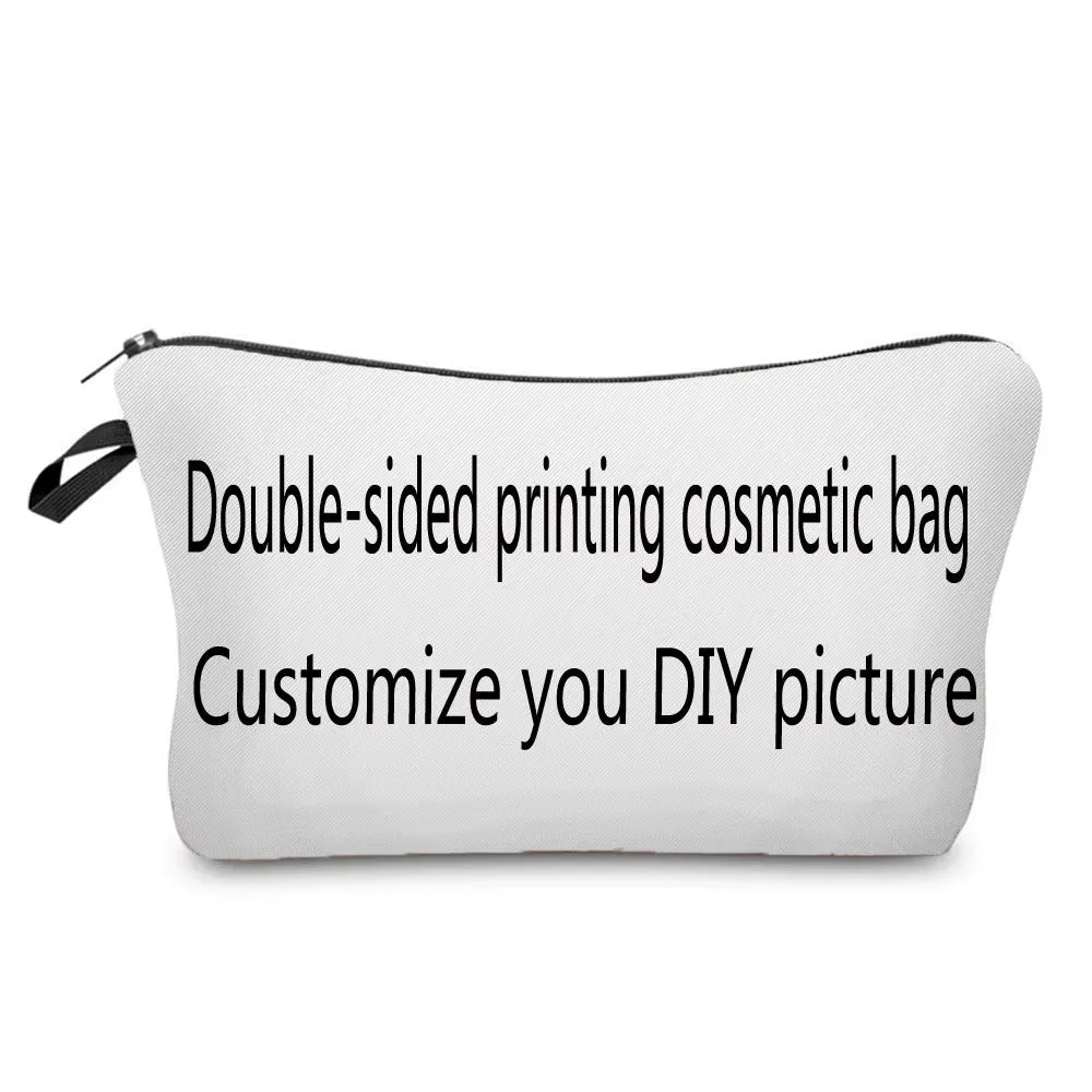 Crane Print Makeup Bag Japanese Ukiyoe Design Women'S Bag Landscape Cosmetic Bags Hot Sale Pencil Cases High Quality Storage Bag