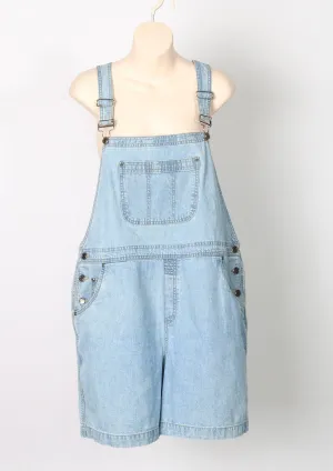 Crazy Horse Vintage Denim Short Overalls Size XL Aus 16