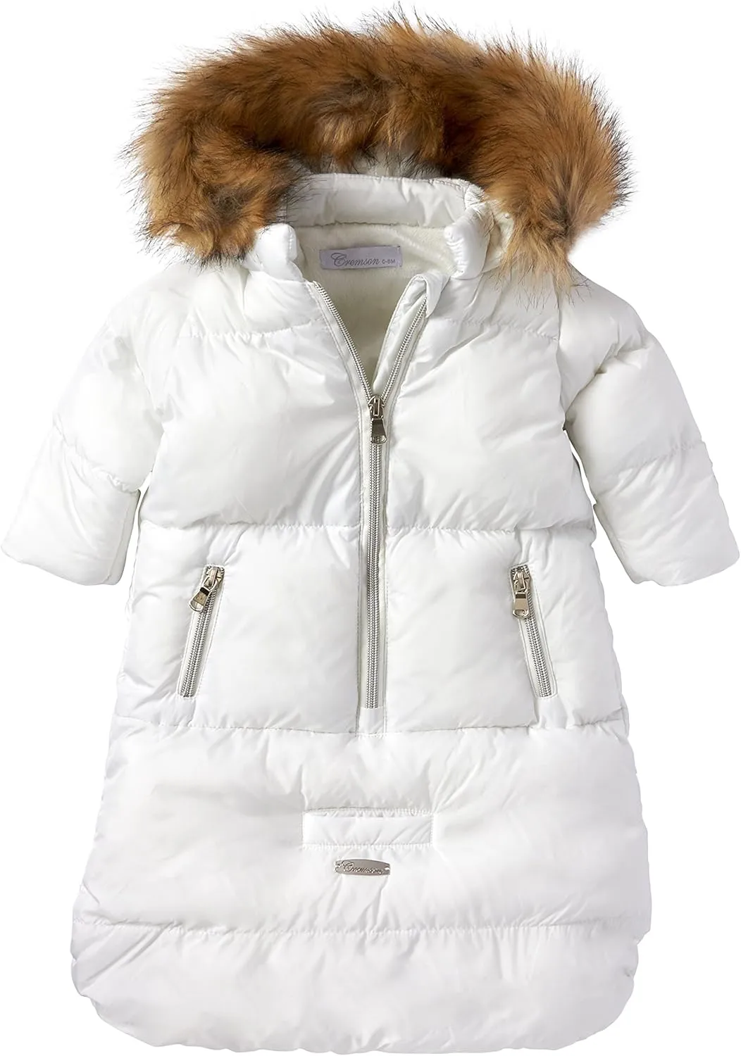 Cremson Girls Boys Newborn Infant Baby Puffer Carbag Pram Bag Snowsuit Bunting