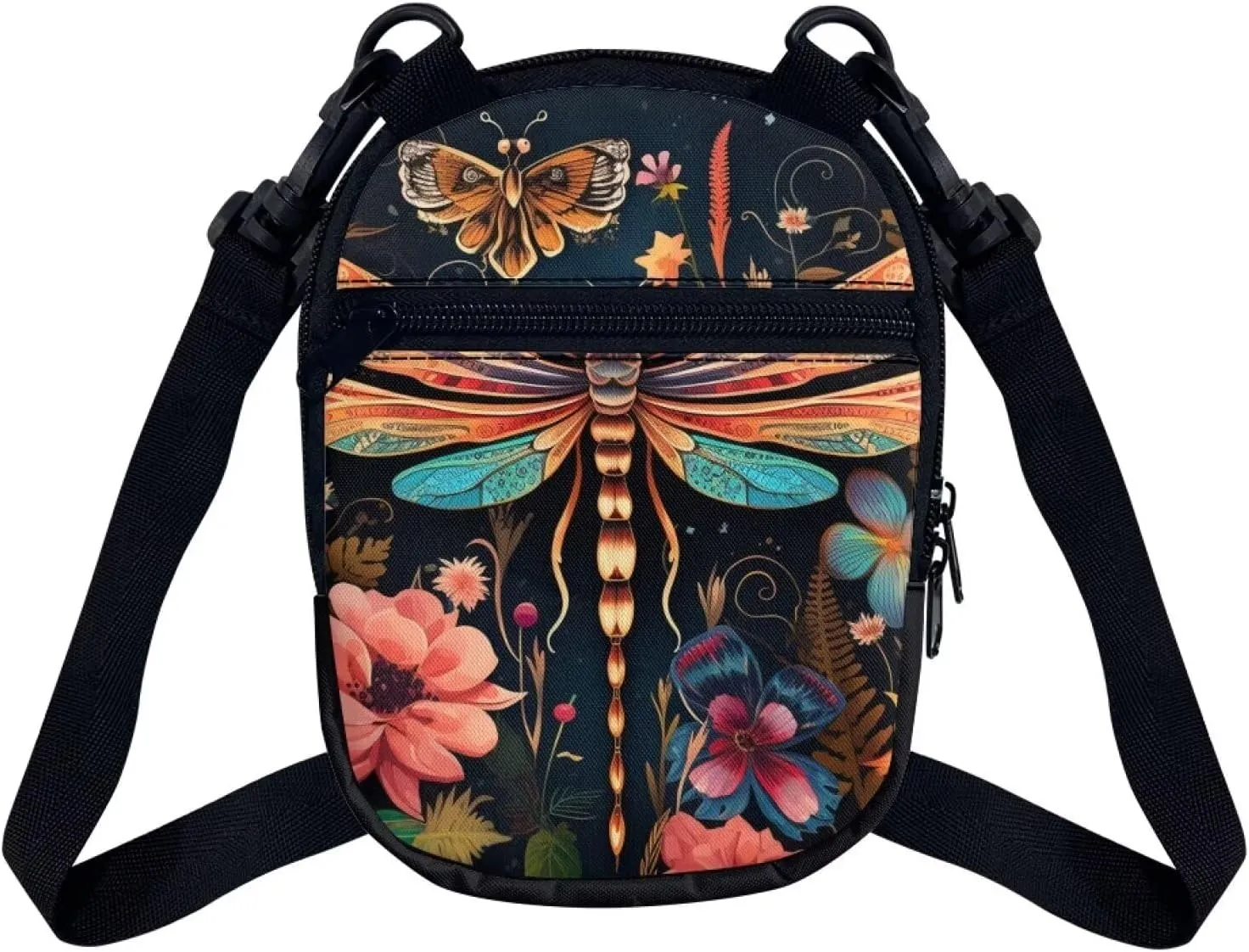 Crossbody Bag for Women and Men, Belt Bag with Adjustable Strap Cell Phone Case with Back Zipper Pocket