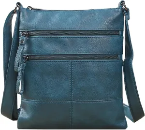 Crossbody Bag for Women, Crossbody Purse Cell Phone Wallet Purses Should Bag,PU Leather Sling Bag with Pockets