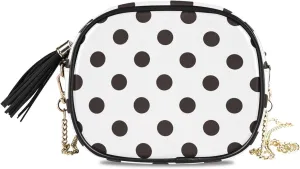 Crossbody Bag for Women Shoulder Bag with Chain Strap and Tassel