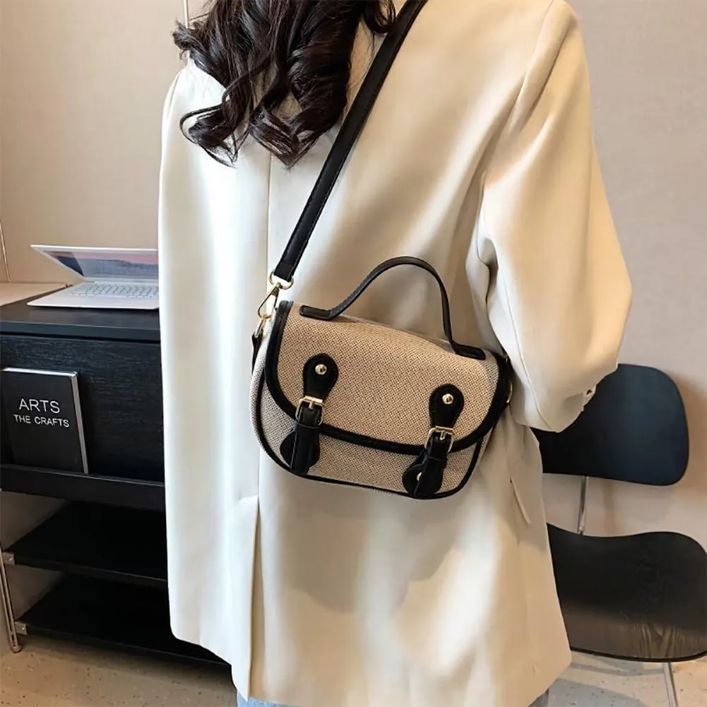 Crossbody Bag for Women Small Saddle Bag Designer Top Handle Satchel Purse Shoulder Purses and Handbags Travel Purse