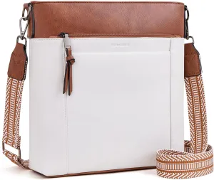 Crossbody Bags For Women Medium Crossbody Travel Purses with 4 Card Slots Leather Shoulder Handbags