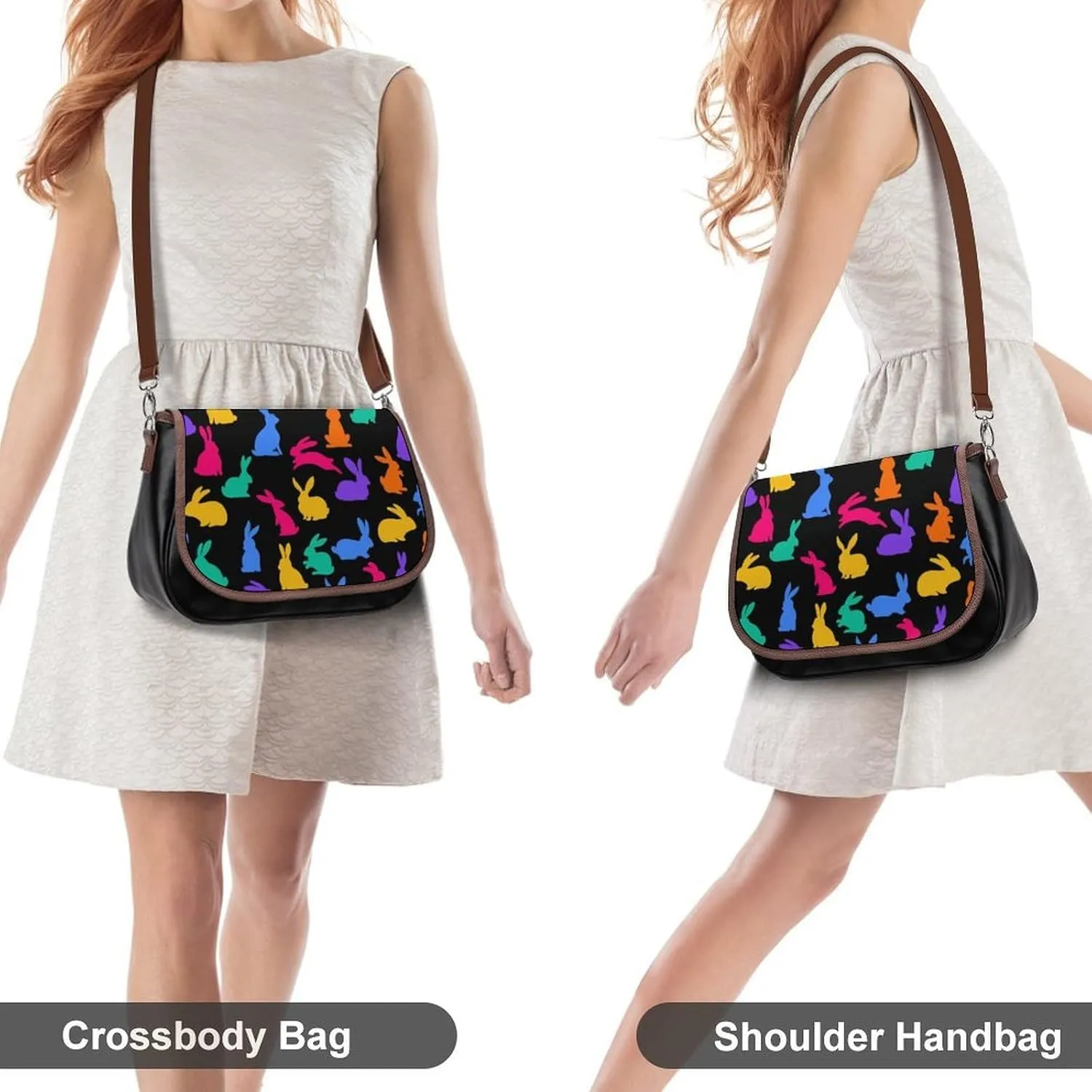 Crossbody Bags for Women Men Leather Purses Small Adjustable Shoulder Handbags