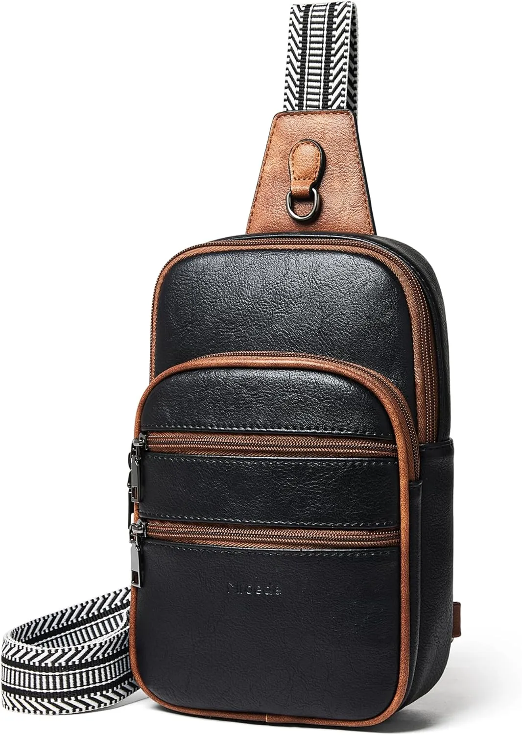 Crossbody Bags for Women Men Sling Bag 5 Pockets Fanny Pack Sling Backpack Chest Daypack Travel Purse Anti Theft