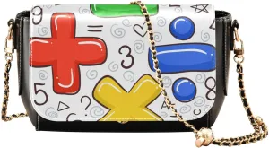 Crossbody Bags for Women Trendy Women's Black Shoulder Bag Small PU Leather Flap Cross Body Bag Handbags
