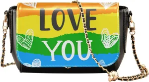 Crossbody Bags for Women Trendy Women's Black Shoulder Bag Small PU Leather Flap Cross Body Bag Handbags