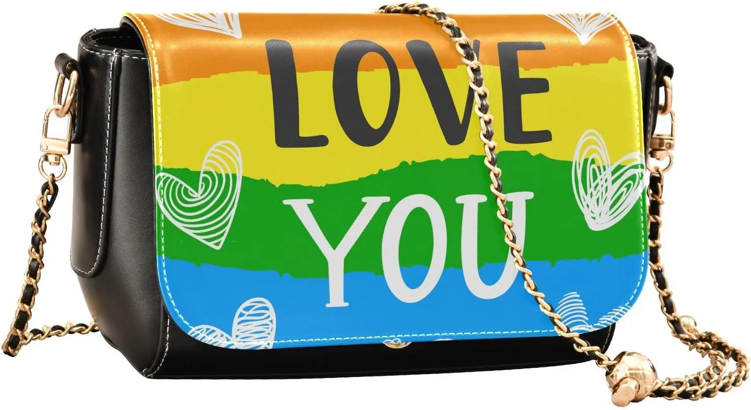 Crossbody Bags for Women Trendy Women's Black Shoulder Bag Small PU Leather Flap Cross Body Bag Handbags