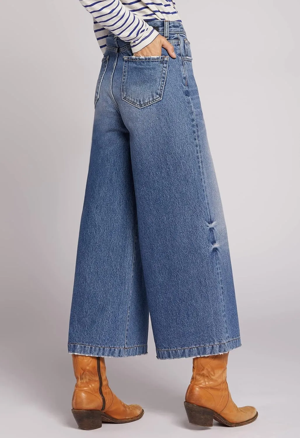 Current/Elliott Women's Wide-Leg Jeans