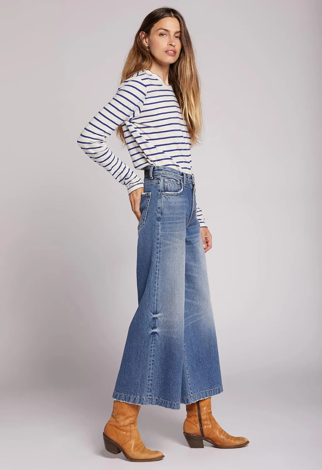 Current/Elliott Women's Wide-Leg Jeans