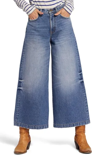 Current/Elliott Women's Wide-Leg Jeans