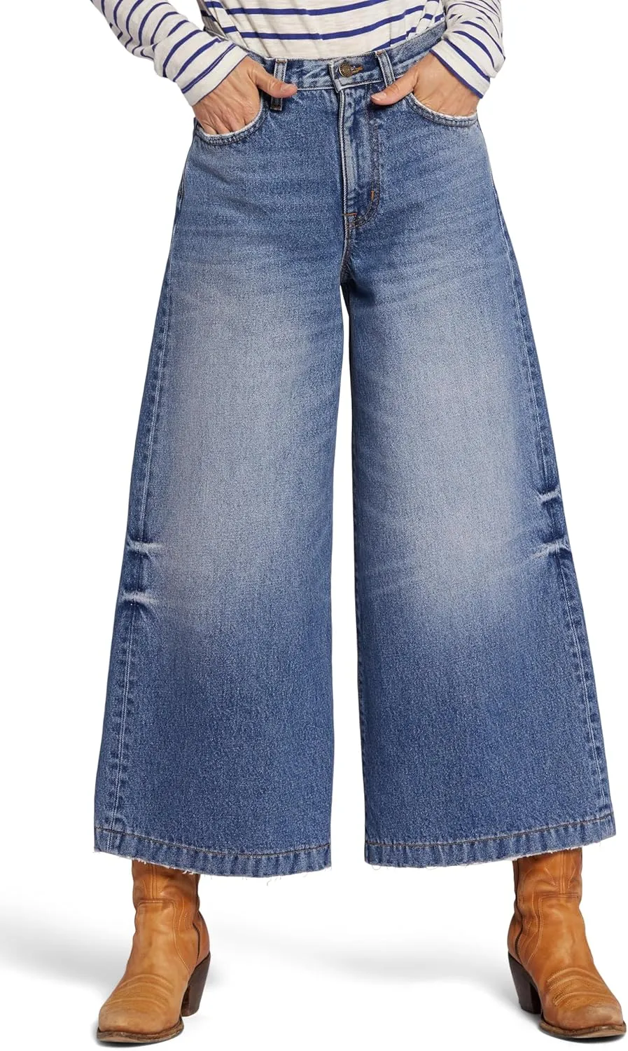 Current/Elliott Women's Wide-Leg Jeans