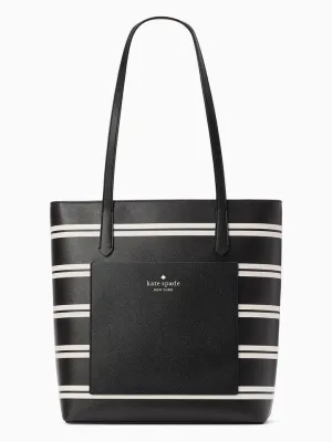 Daily Crisp Stripe Printed Tote