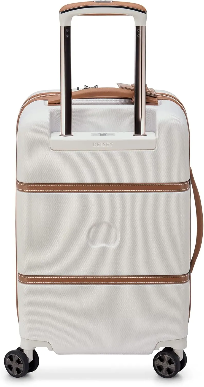 DELSEY PARIS Chatelet Air 2.0 Hardside Luggage with Spinner Wheels, Angora, Carry on 19 Inch