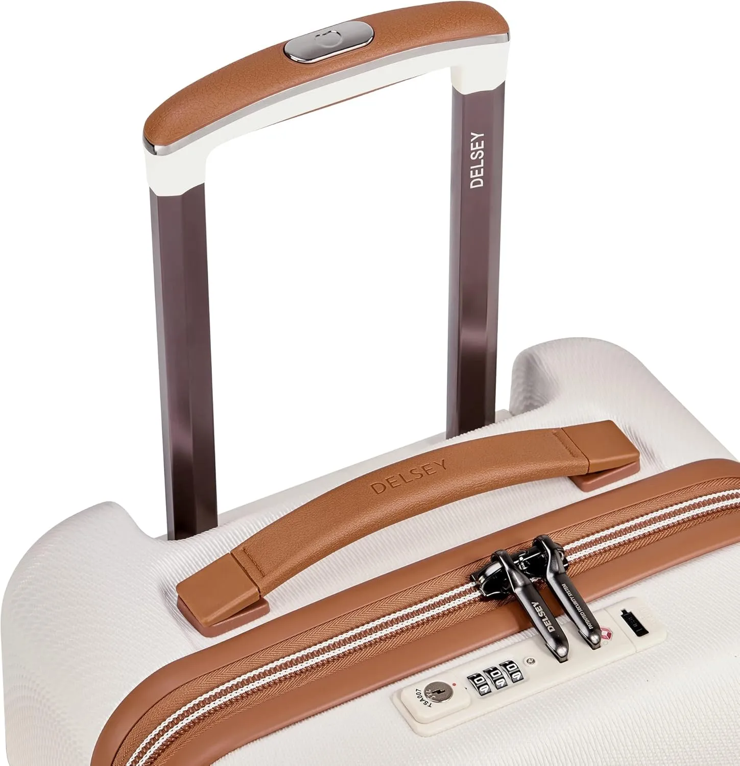 DELSEY PARIS Chatelet Air 2.0 Hardside Luggage with Spinner Wheels, Angora, Carry on 19 Inch