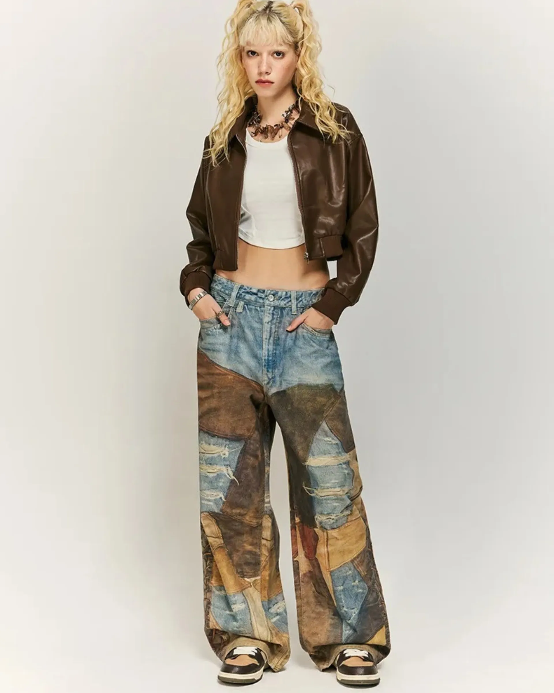 Denim Painted Multi Patch