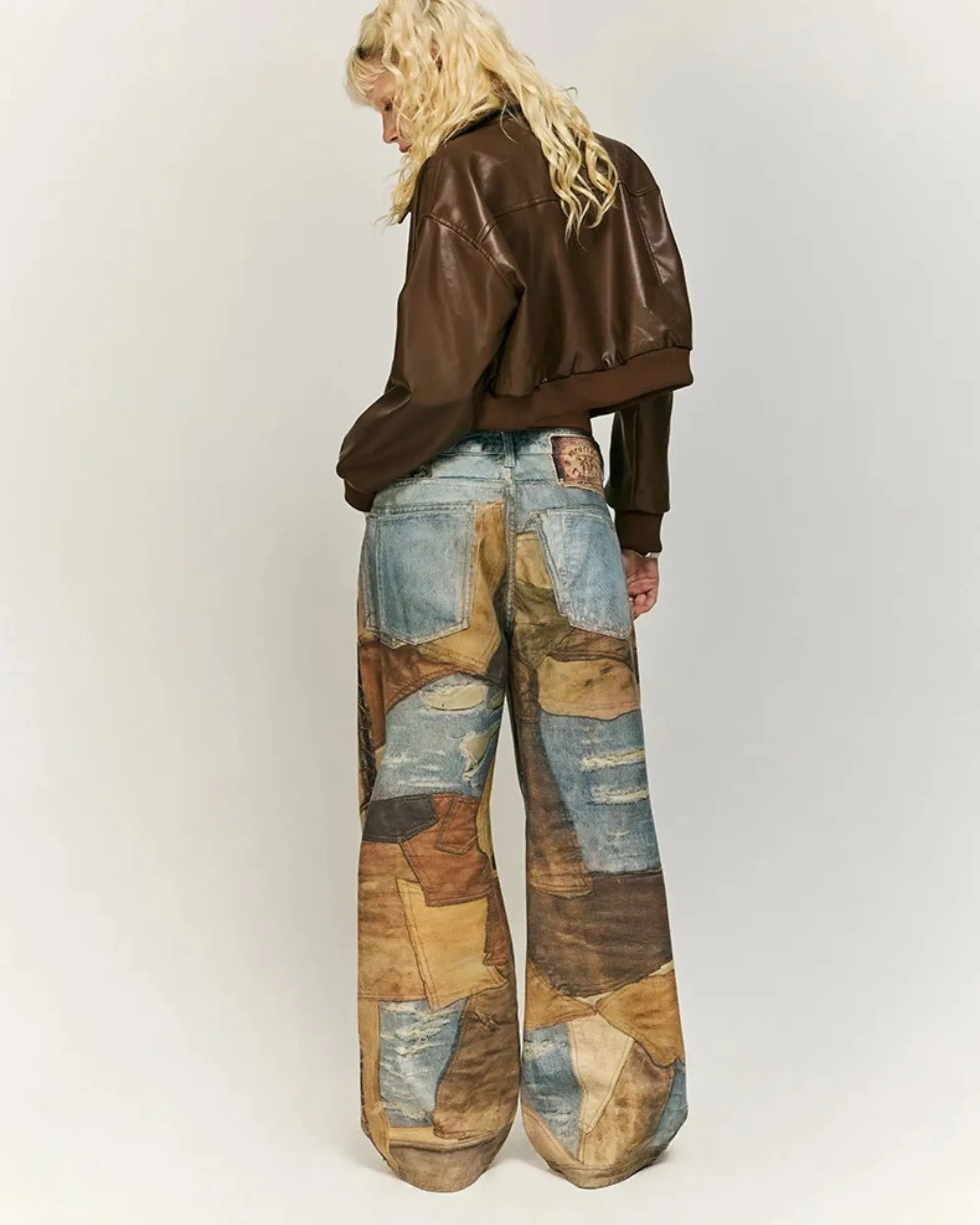 Denim Painted Multi Patch
